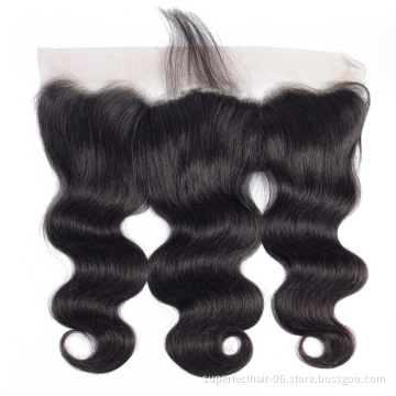 Wholesale Virgin Hair Vendors 4*13 Lace Closure Human Hair Body Wave Cuticle Aligned Raw Virgin Hair Closure